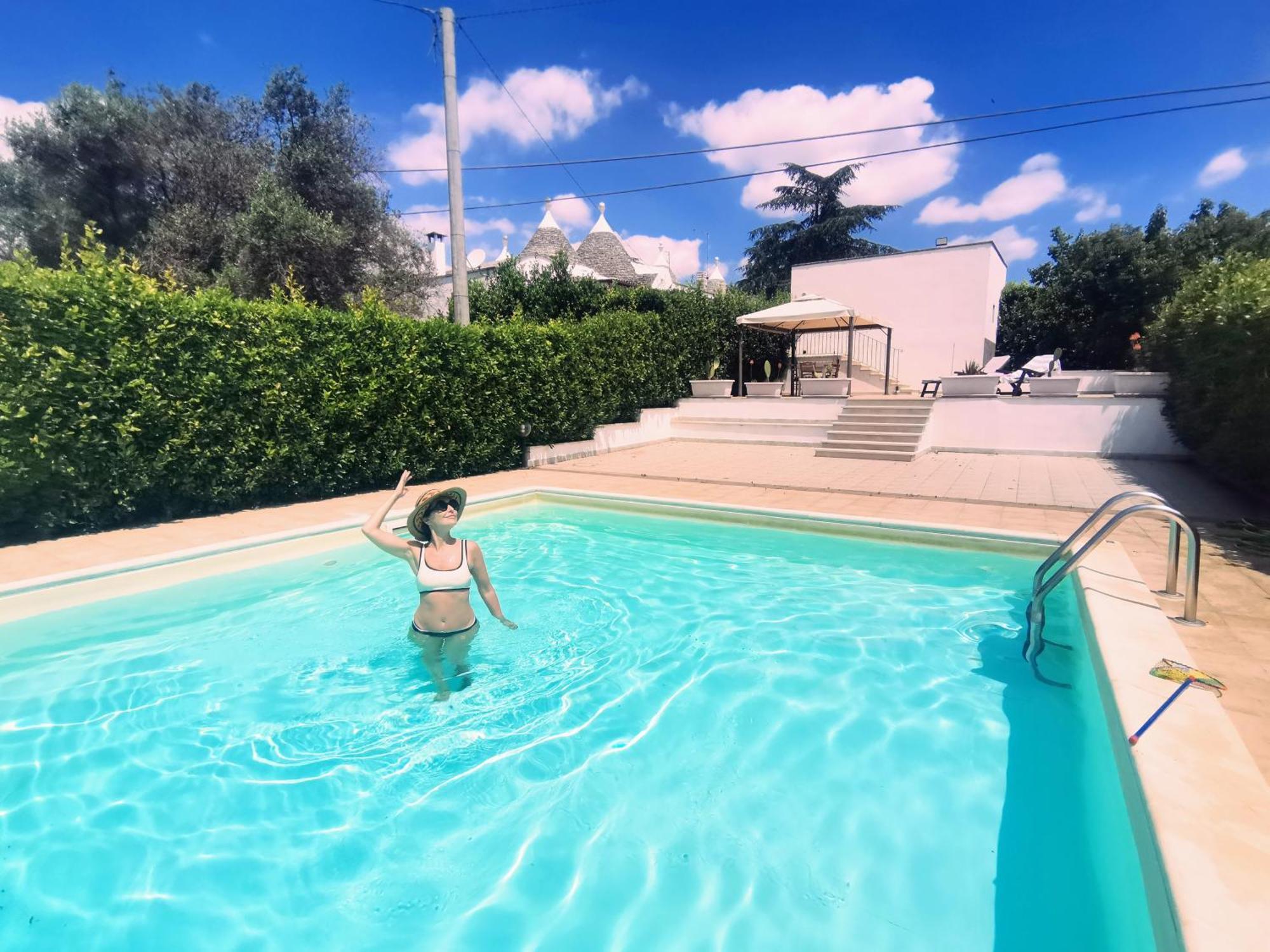 Trulli And Pool - I Cactus Villa Martina Franca Exterior photo